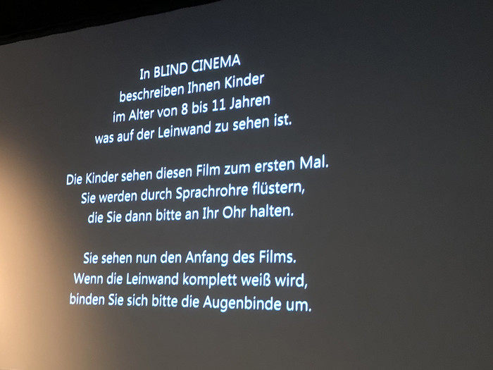 Blind Cinema – Kino im Kopf